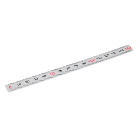 J.W. WINCO GN711-KUS-200-W-L Adhesive Ruler GN711